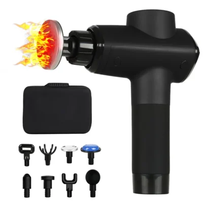 Professional Electric Wireless Powerful Vibration Deep Tissue Relax Muscle Hot Cold Massage Gun