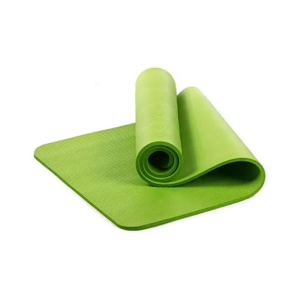 183*61cm*10mm Black Thick NBR Regular Color Eco-Friendly Yoga Mat for Home Gym Fitness Exercise Yoga Bolsters & Cushions - Image 3