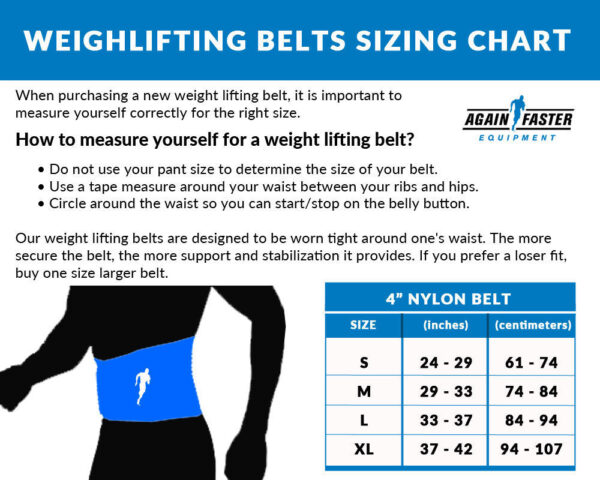 4 inch Nylon Weight Belt - Image 3