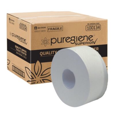 Puregiene® Jumbo Toilet Tissue Superior 2 Ply 300m Carton 8