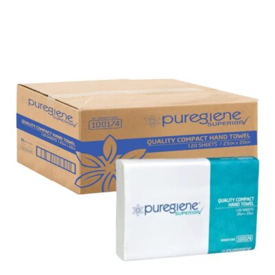 Puregiene Compact Interleaved Hand Towel Superior Carton 2400