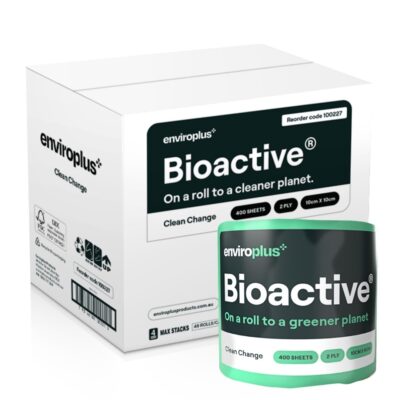 Enviroplus Toilet Tissue Bioactive 2 Ply 400 Sheet Carton 48