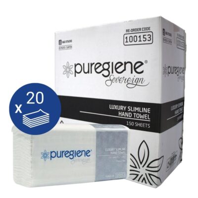 Puregiene® Slimline Interleaved Hand Towel Sovereign Carton 3000