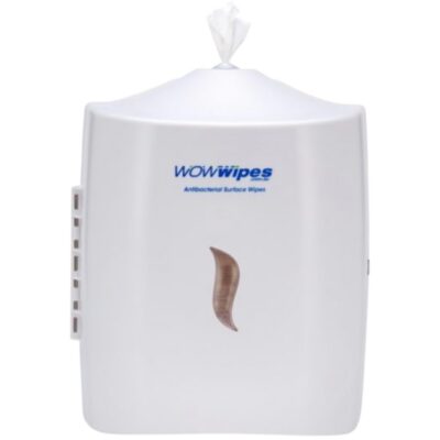 Wow Wipes Wall Mounted Dispenser White Each