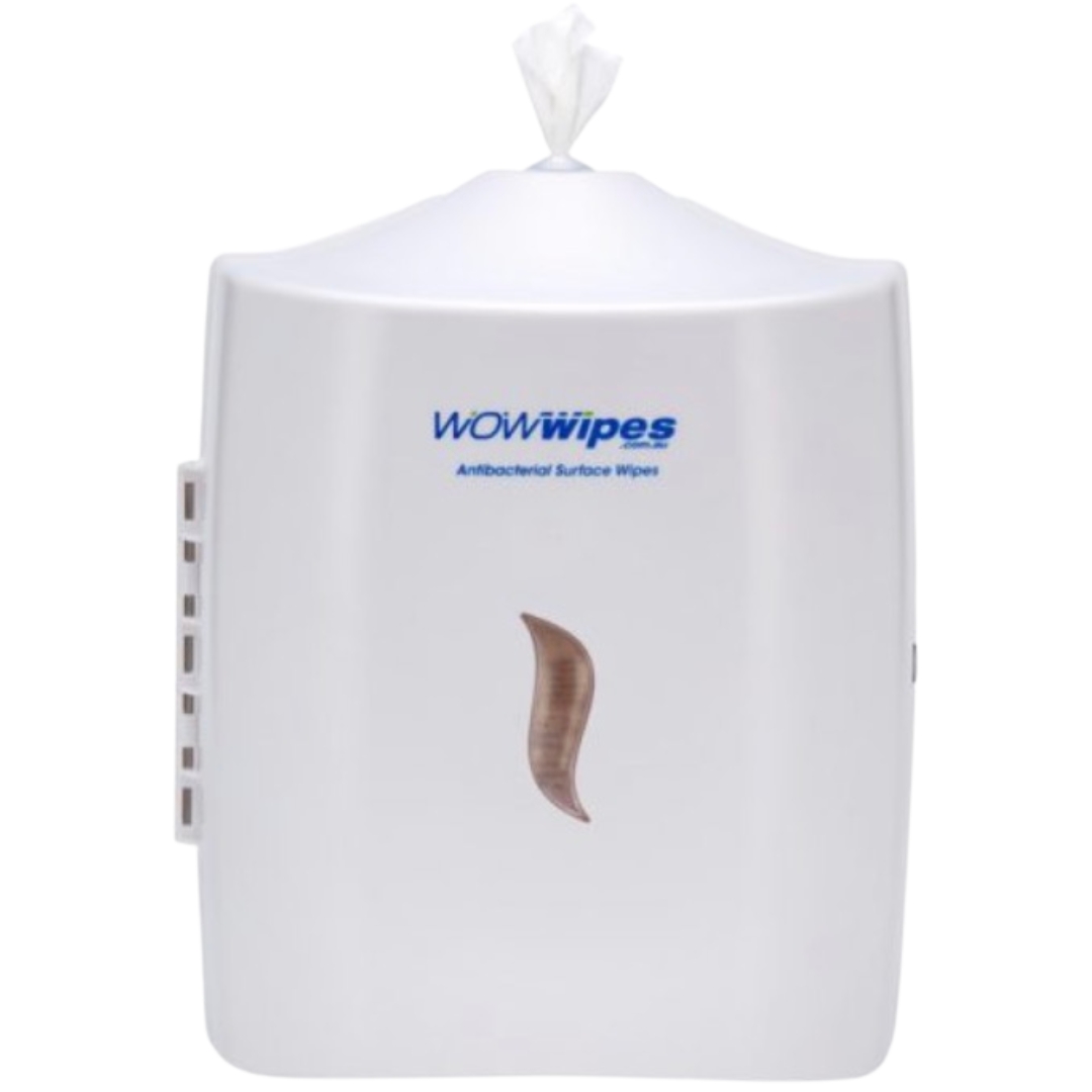 Wow Wipes Wall Mounted Dispenser White Each