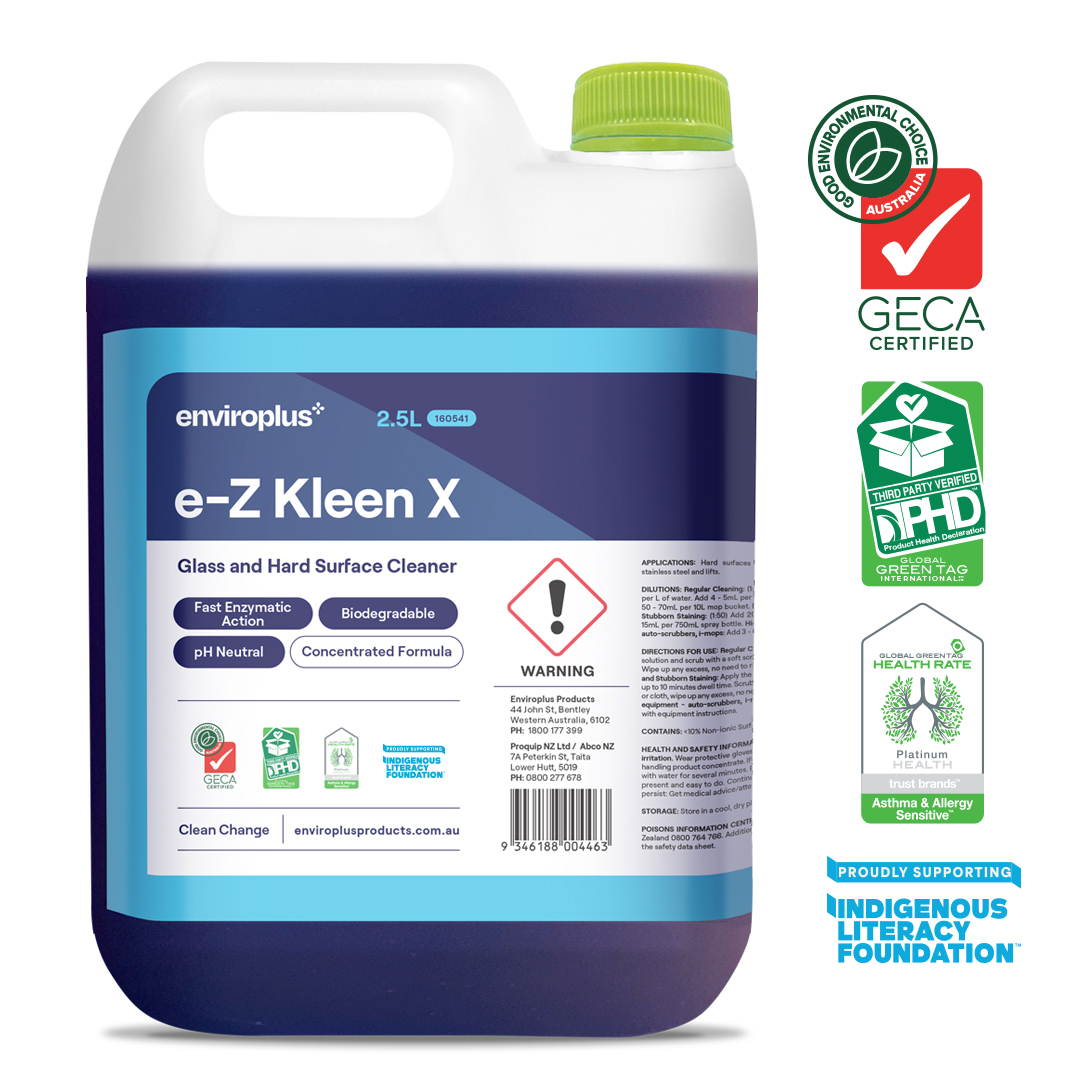 Enviroplus Concentrated Cleaner e-Z-Kleen X E2 Rubix 2.5L Each